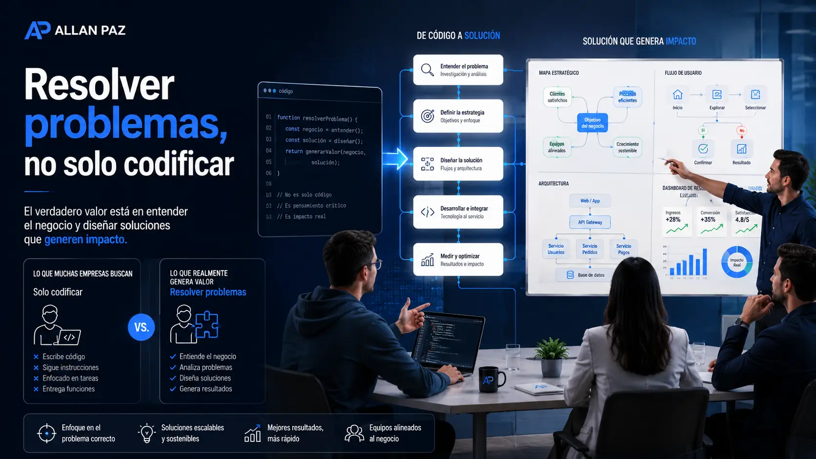 El Gran Potencial Desperdiciado: Por Qué las Empresas Deberían Contratar Desarrolladores Enfocados en Resolver Problemas, No Solo en Codificar